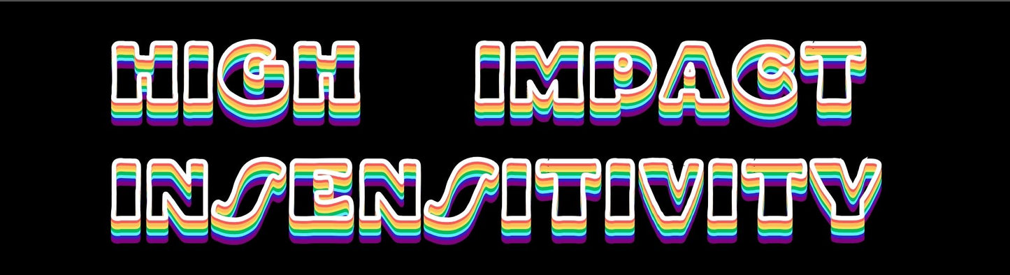 High Impact Insensitivity Bumper Sticker
