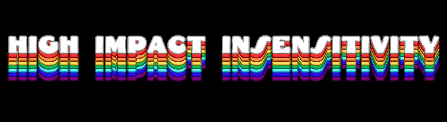 High Impact Insensitivity Bumper Sticker