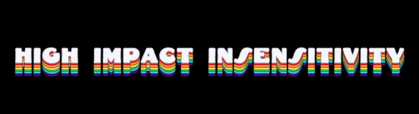 High Impact Insensitivity Bumper Sticker